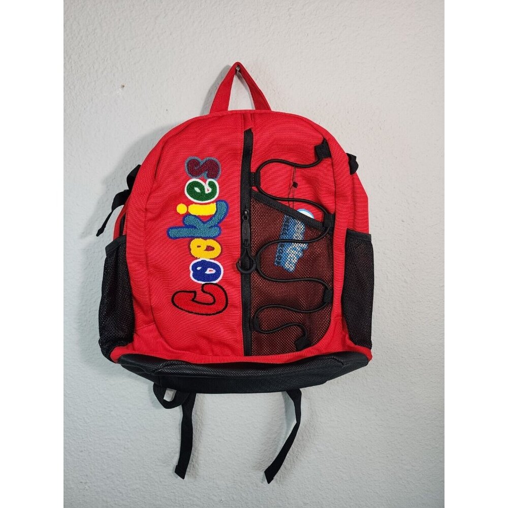 Cookies SF Smell Proof The Bungee Backpack Black/Red Camo/Blue Camo